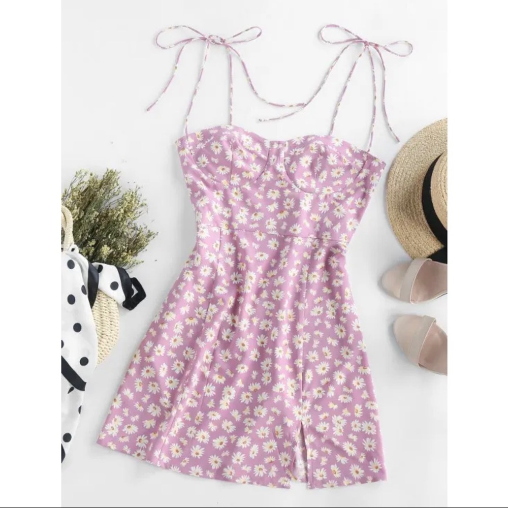 Floral print dress